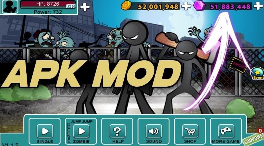 Download Anger Of Stick 5 Zombie MOD APK the Latest Version 2021